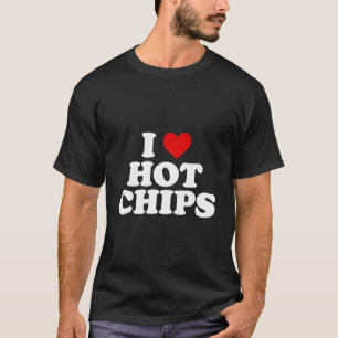 T-shirt J'adore les chips chauds