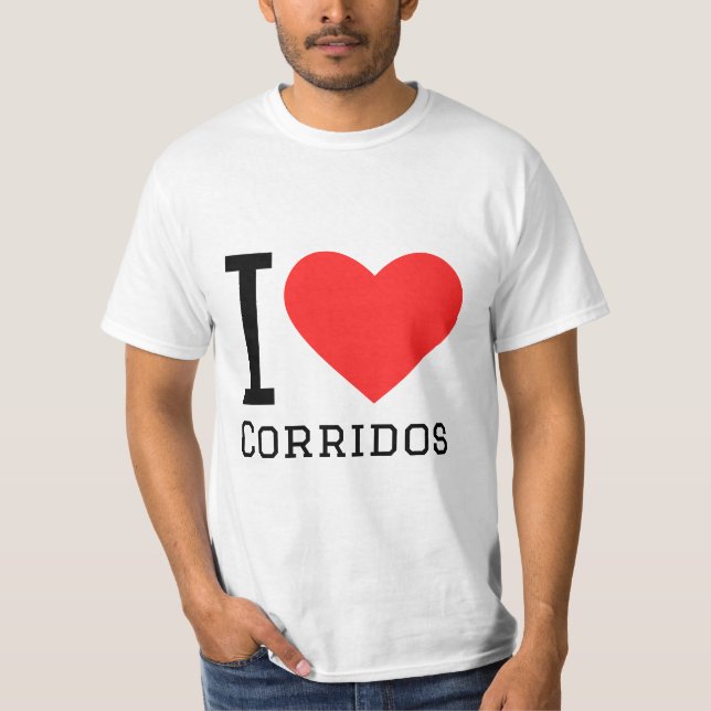 T-shirt J'adore les corridos (Devant)