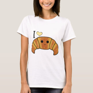 T-shirt J'adore les croissants les citations amusantes les