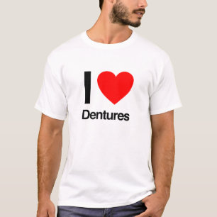 T-shirt j'adore les dentures