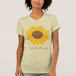 T-shirt J'adore les fleurs de soleil