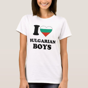 T-shirt J'adore les garçons bulgares