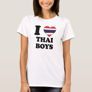 T-shirt J'adore les garçons thaïlandais