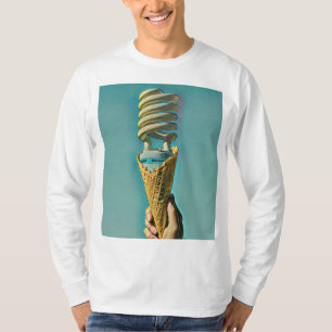 T-shirt J'adore les oeuvres d'art sur la crème glacée