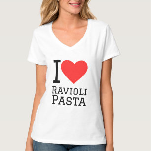 T-shirt J'adore les pâtes aux raviolis