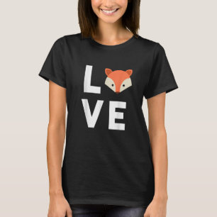 T-shirt J'adore les renards Renard mignon Renard drôle J'a