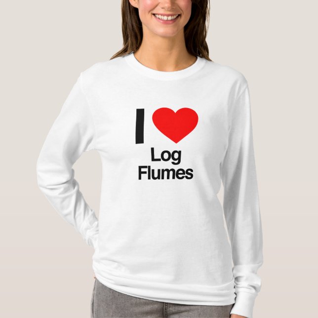 T-shirt j'adore les rondins (Devant)