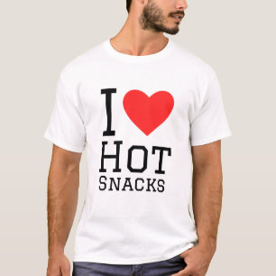 T-shirt J'adore les snacks chauds