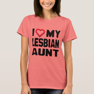 T-SHIRT J'ADORE MA CHANCE LESBIENNE -