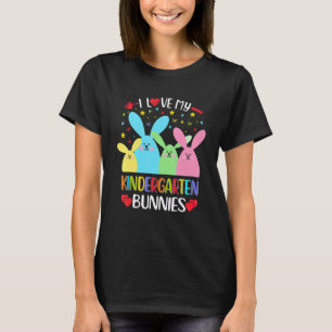 T-shirt J'adore mes lapins de maternelle Professeur