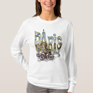 T-shirt J'adore mes souvenirs de tour-de-France Paris