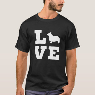 T-shirt J'adore mon corgi mignon animal chien