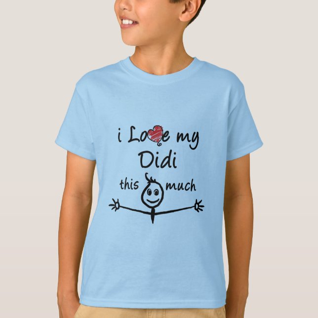 T-shirt J'adore mon Didi ! (Ancienne soeur) (Devant)