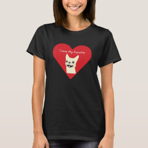 T-shirt J'adore mon Frenchie, 