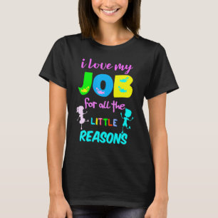 T-shirt J'adore mon métier Enseignant préféré Rentrée scol