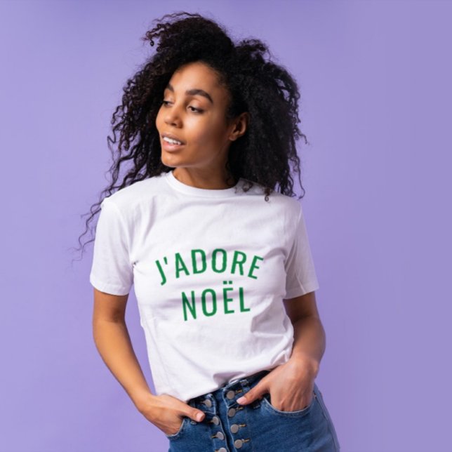 T-shirt J'ADORE NOËL Aimer Noël Moderne (Créateur téléchargé)
