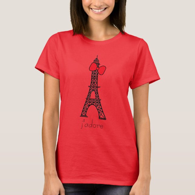 T-shirt J'adore Paris (Devant)