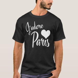 T-shirt J'Adore Paris - amour Paris d'I