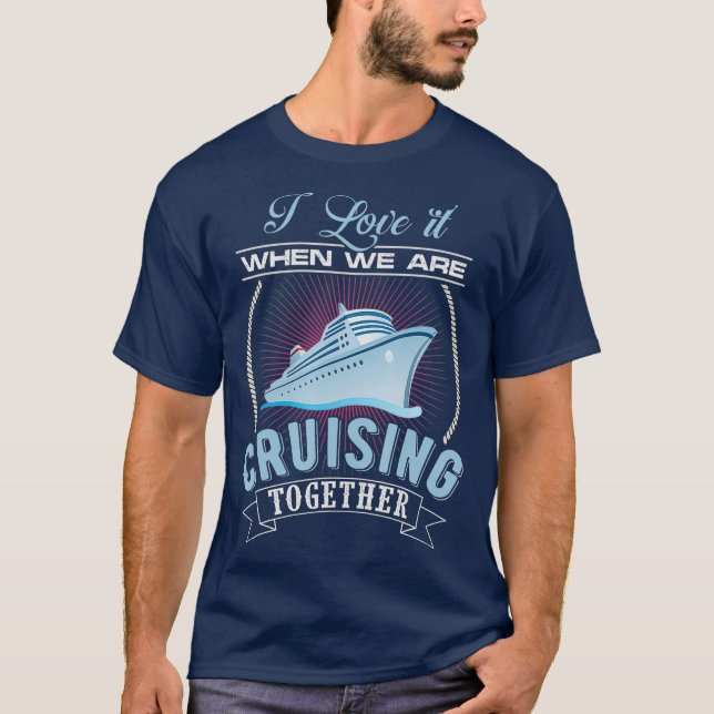 T-shirt J'adore quand nous sommes en train de croiser des  (Devant)