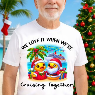 T-shirt J'adore quand on fait une croisière ensemble Canar