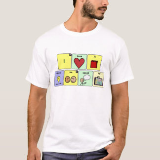 T-shirt J'adore quand on parle AAC