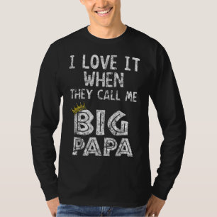 T-shirt j'adore quand tu m'appelles grand papa Hip hop Rap