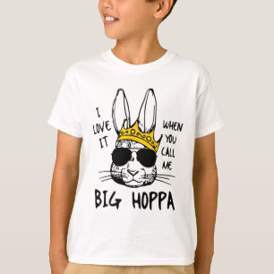 T-shirt J'adore quand vous m'appelez Grand Hoppa Bunny de 