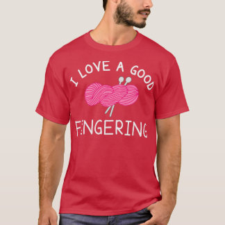 T-shirt J'adore un bon Tricot de doigtage