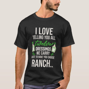 T-shirt J'adore vous dire les douze pansements que nous po