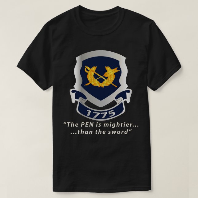 T-shirt Jag Corps Crest Pen est Mighter X (Design devant)