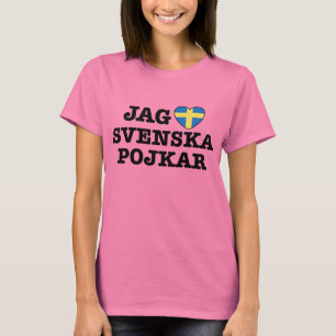 T-shirt Jag Svenska Pojkar