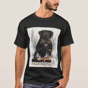 T-shirt Jagdterrier Dakota c. Renbrad Faux Canvas Print Ac