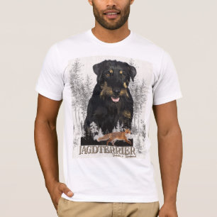 T-shirt Jagdterrier Dakota c. Renbrad Faux Canvas Print Ac