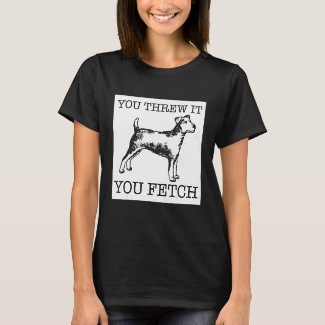T-shirt Jagdterrier funny dog lover gift (Devant)