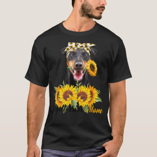 T-shirt Jagdterrier Maman Sunflower Summer Chien Maman Mam