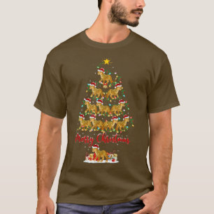 T-shirt Jaguar Amoureux des animaux Matching Père Noël Jag