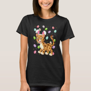 T-shirt Jaguar Bunny Oeuf de Pâques Drôle Jaguar Sunda de