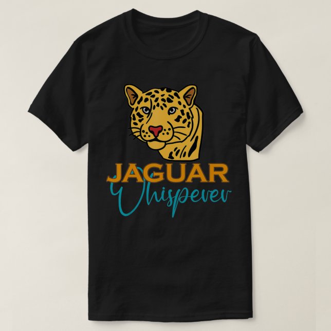 T-shirt jaguar chuchoter animal jaguar (Design devant)
