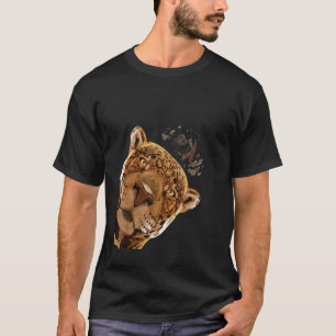 T-shirt Jaguar curieux chat