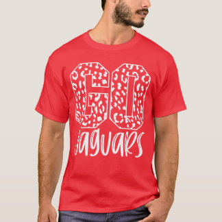 T-shirt Jaguarseam Mascotte Nuit de jeu Esprit scolaire Lé