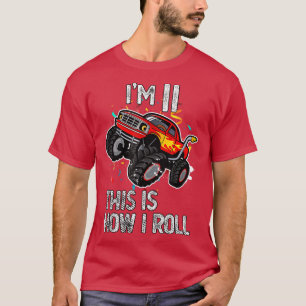 T-shirt J'ai 11 ans C'est comme ça que je roule 11e Monste