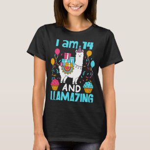 T-shirt J'Ai 14 Ans Et Je Lézarde 14E Anniversaire Pour Ll