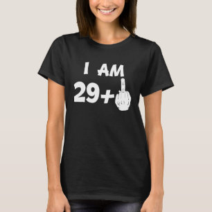 T-shirt J'Ai 29 Plus Le Doigt Moyen Drôle 30e Anniversaire