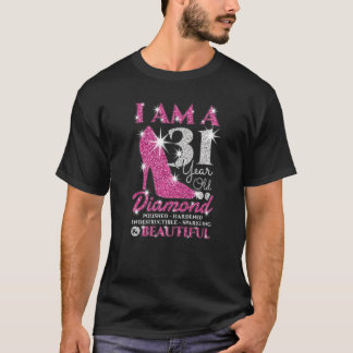 T-shirt J'Ai 31 Ans Diamond Womens 31 Ans