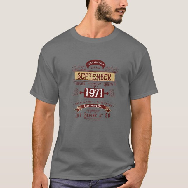 T-shirt J'Ai 49 Plus 50E Anniversaire T Moyen Doigt Design (Devant)