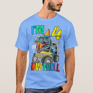 T-shirt J'ai 4 ans C'est comme ça que je roule Monster Tru