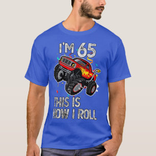 T-shirt J'ai 65 ans C'est comme ça que je roule 65ème Anni