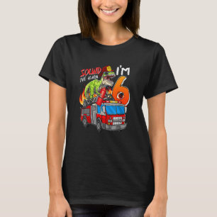 T-shirt J'ai 6 ans Son L'alarme Camion de 6e anniversaire