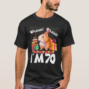 T-shirt J'ai 70E Anniversaire Filles Party mignonne Hamste