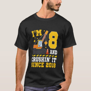 T-shirt J'ai 8 ans et je déchire depuis 2018 8e anniversai